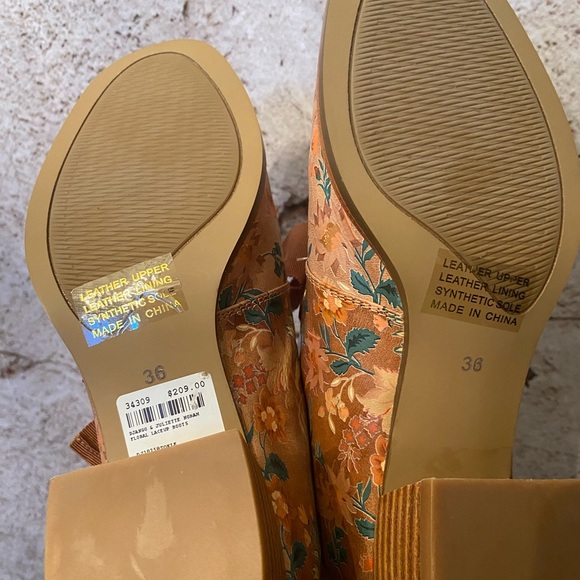 Django & Juliette Nonah Floral Lace Up Shoes NEW - Picture 5 of 6